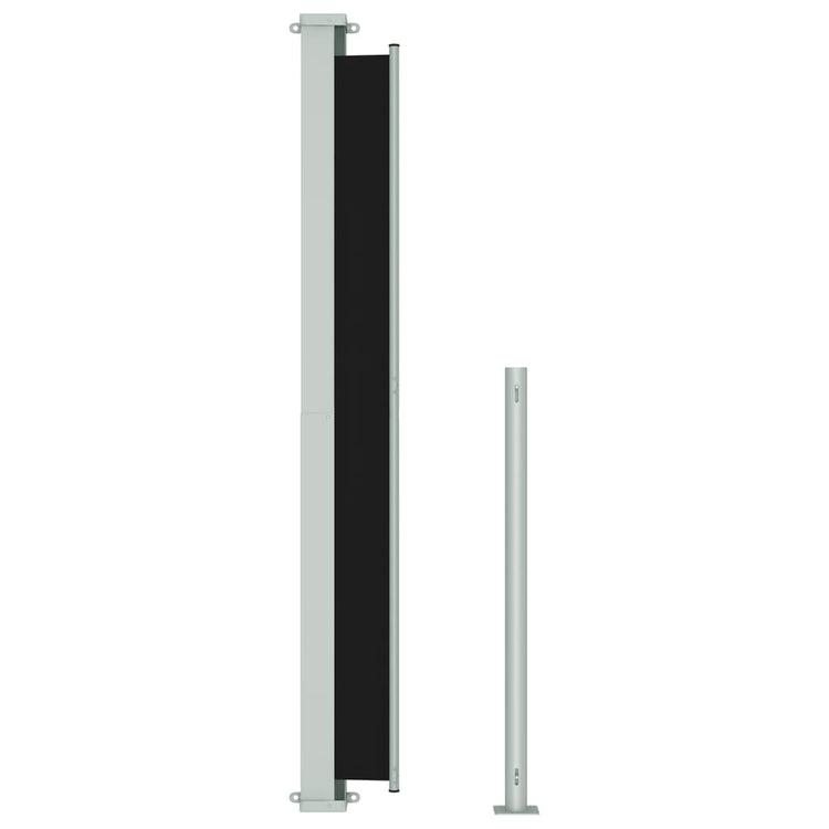 Écran de jardin vidaxl extensible 180x300 cm noir