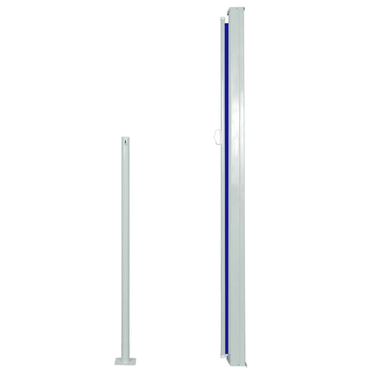 Écran de jardin vidaxl extensible 160x500 cm bleu