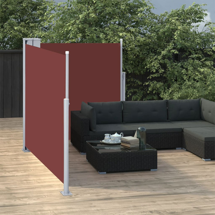 Pare-brise Vidaxl extensible 117x600 cm brun