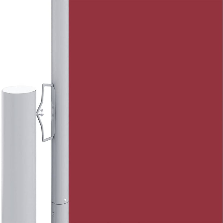 Pare-brise Vidaxl extensible 160x1000 cm rouge