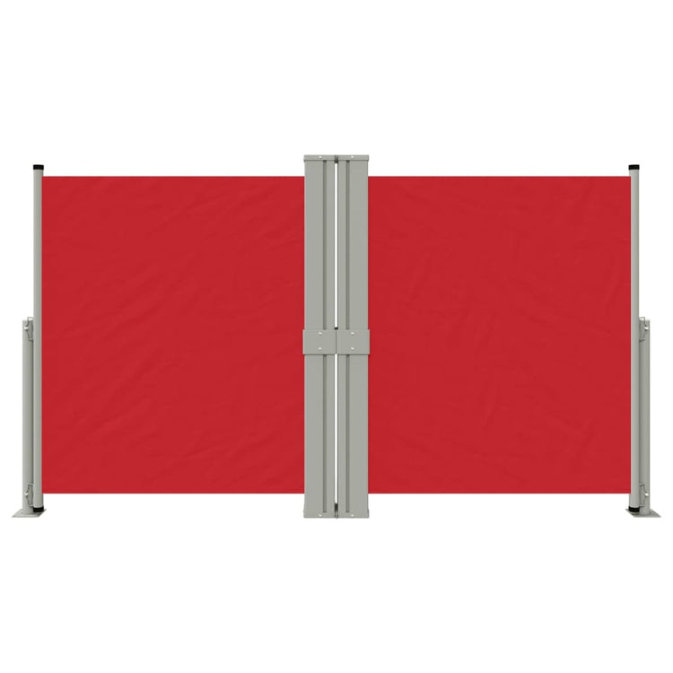 Pare-brise Vidaxl extensible 140x1200 cm rouge