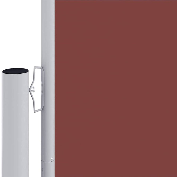 Pare-brise Vidaxl extensible 180x1200 cm brun