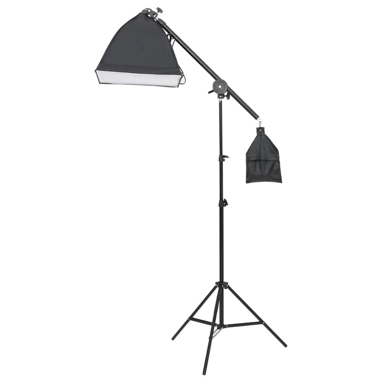 Éclairage Vidaxl Fotostudio avec fond et réflecteur