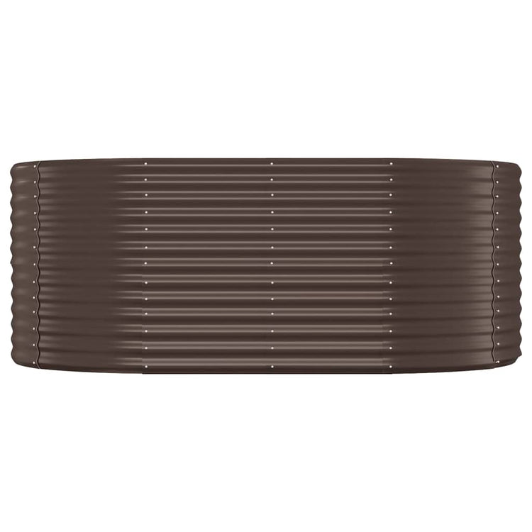 Vidaxx jardinière 175x100x68 cm acier thermolaqué marron