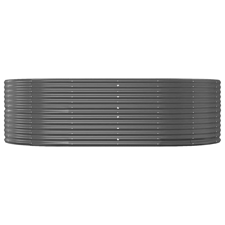 Vidaxx bac de jardin surélevé anthracite 212x140x68 cm acier galvanisé