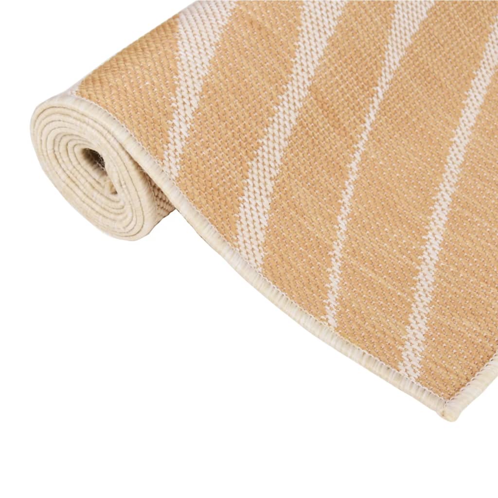 Vidaxl Tapis extérieur avec motif de feuilles à plat 200x280 cm
