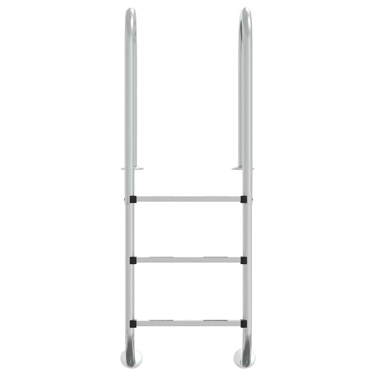 Échelle de piscine Vidaxl 54x38x158 cm 304 en acier inoxydable