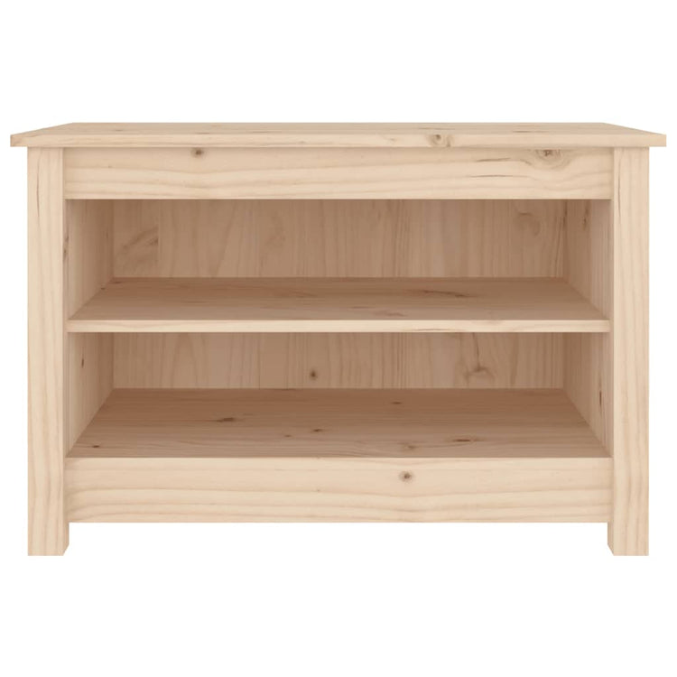 Vidaxl Shoes Bank 70x38x45.5 cm Pine solide