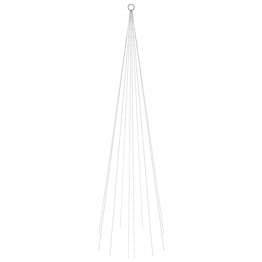 Vidaxl vlaggenmast arbre de Noël 310 LEDS Multicolore 300 cm