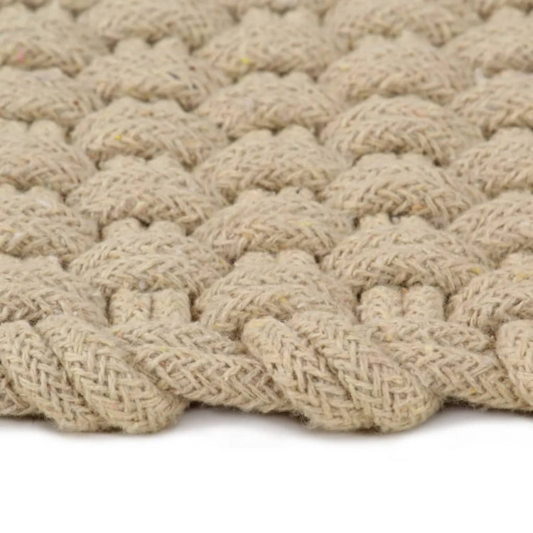 Vidaxl rectangulaire 160x230 cm coton naturel
