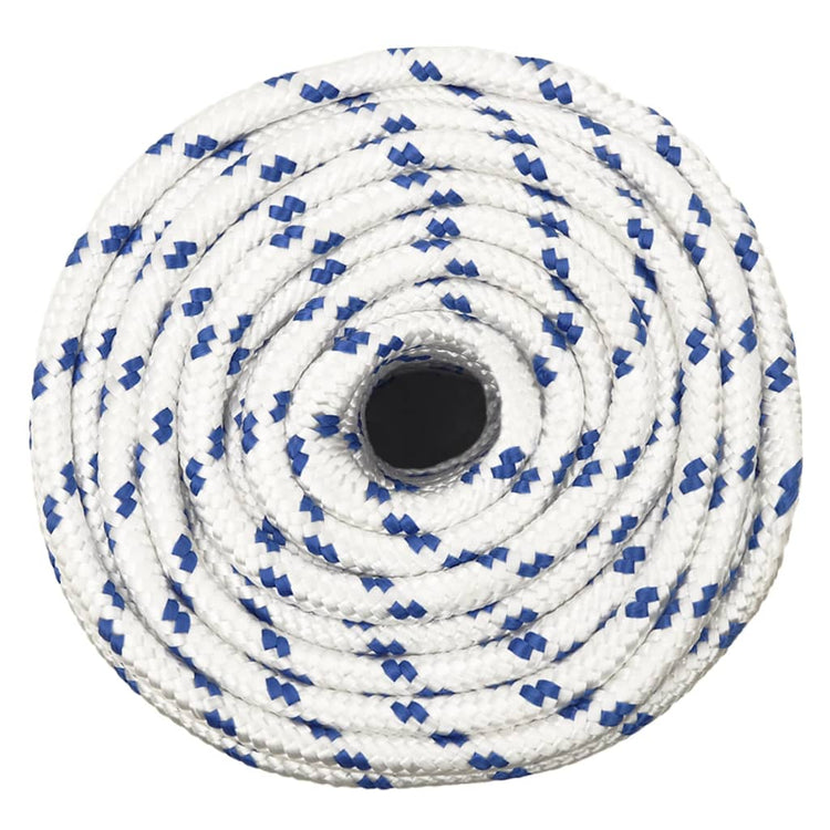Corde à démarrage Vidaxl 14 mm 100 m de polypropylène blanc