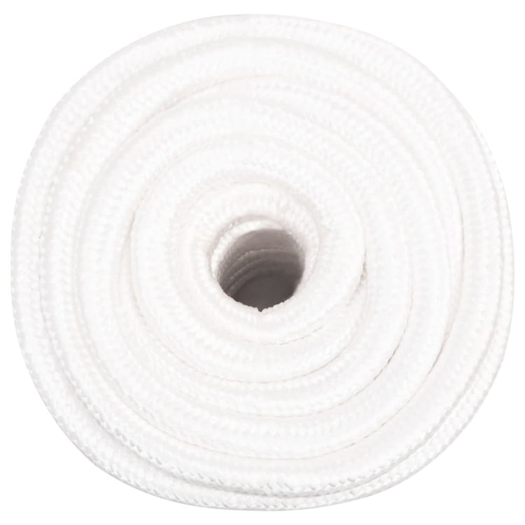 Corde de bateau vidaxl 20 mm 25 m polypropylène plein blanc
