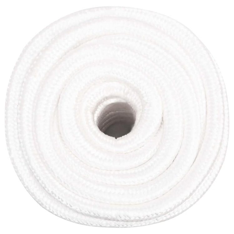 Corde de bateau vidaxl 20 mm 50 m polypropylène plein blanc