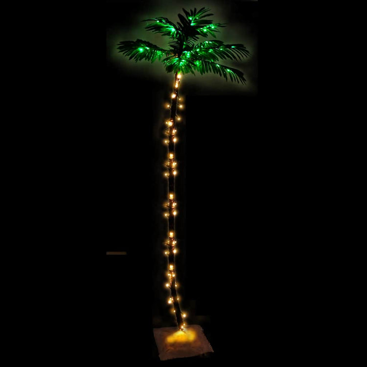 Vidaxl Palm Tree LED 136 LEDS BLANC CHAUD 220 CM