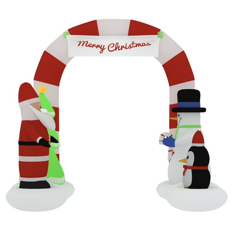 Vidaxl Christmas Arch gonflable avec les LED 260 cm