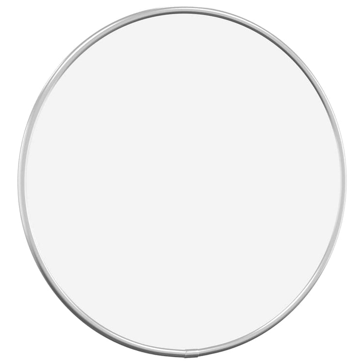 Miroir mural vidaxl autour de Ø30 cm en argent couleur