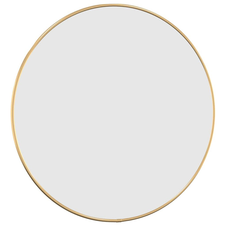 Miroir mural vidaxl autour de Ø50 cm de couleur or