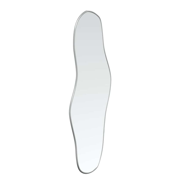 Miroir mural vidaxl 60x25 cm en argent couleur