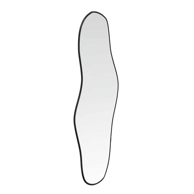 Miroir mural vidaxl 100x45 cm noir
