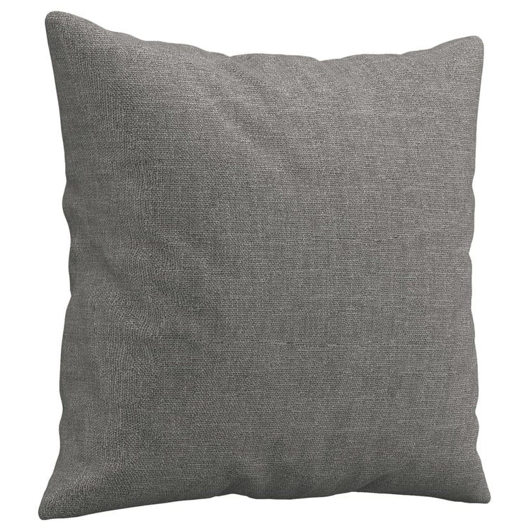 Vidaxl Coussins décoratifs 2 ST 40x40 cm Tissu gris foncé