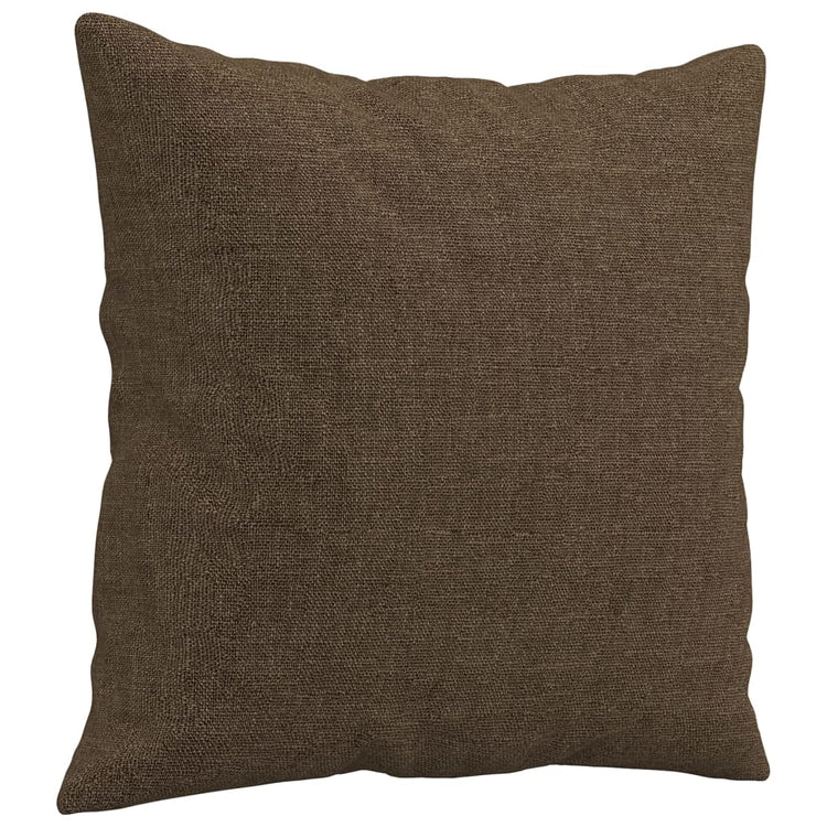 Vidaxl Coussins décoratifs 2 ST 40x40 cm Brown