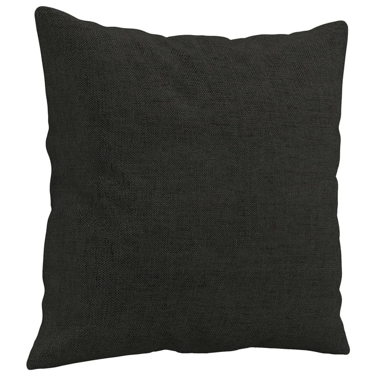 Vidaxl Coussins décoratifs 2 ST 40x40 cm Tissu noir