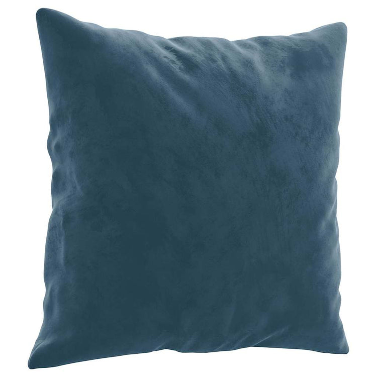 Vidaxl Coussins décoratifs 2 ST 40x40 cm Bleu en velours