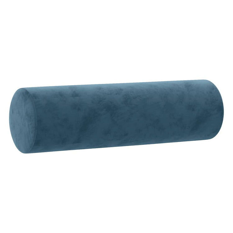 Vidaxl Coussins décoratifs 2 ST 15x50 cm Bleu en velours