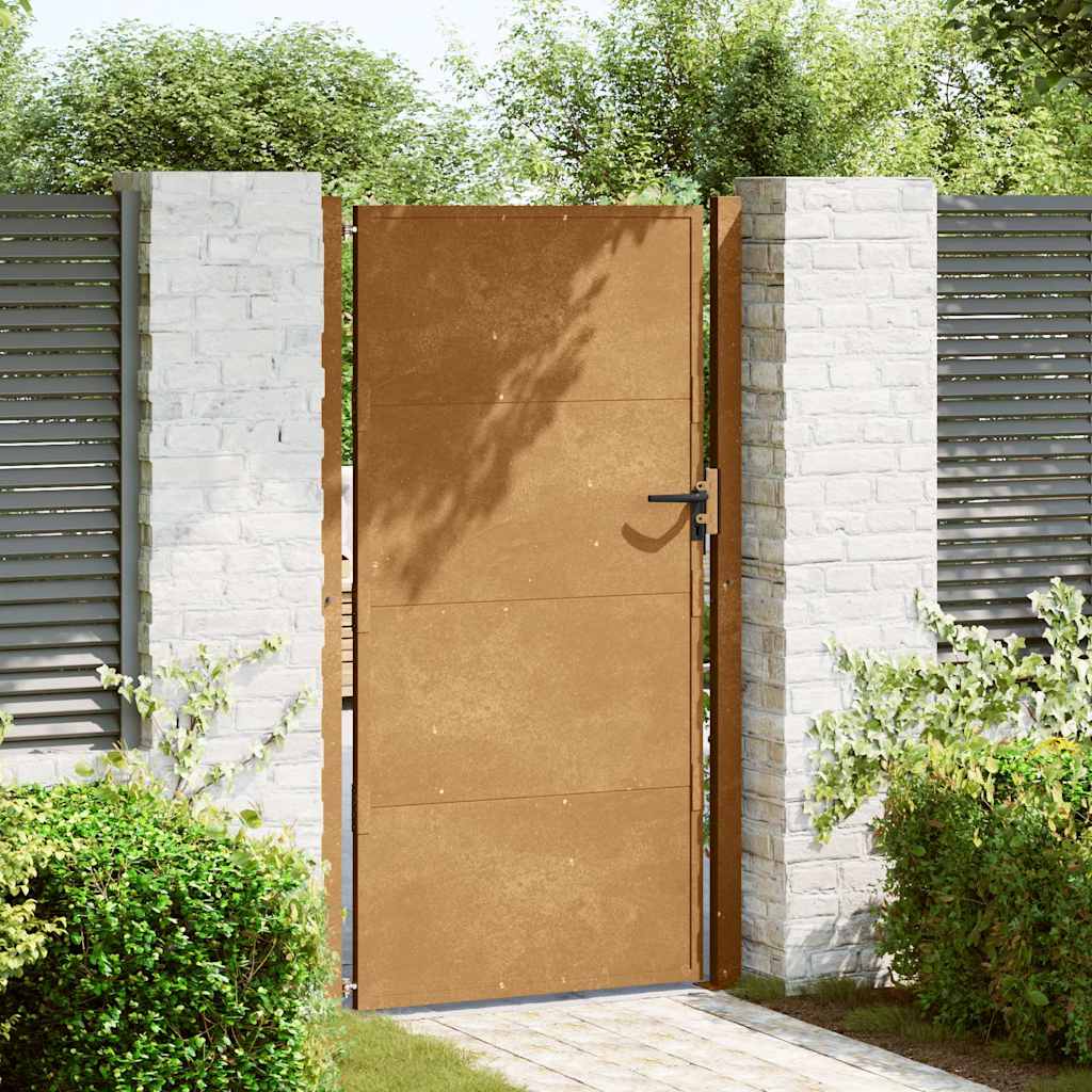 Port Vidaxl 105x180 cm Corten Steel