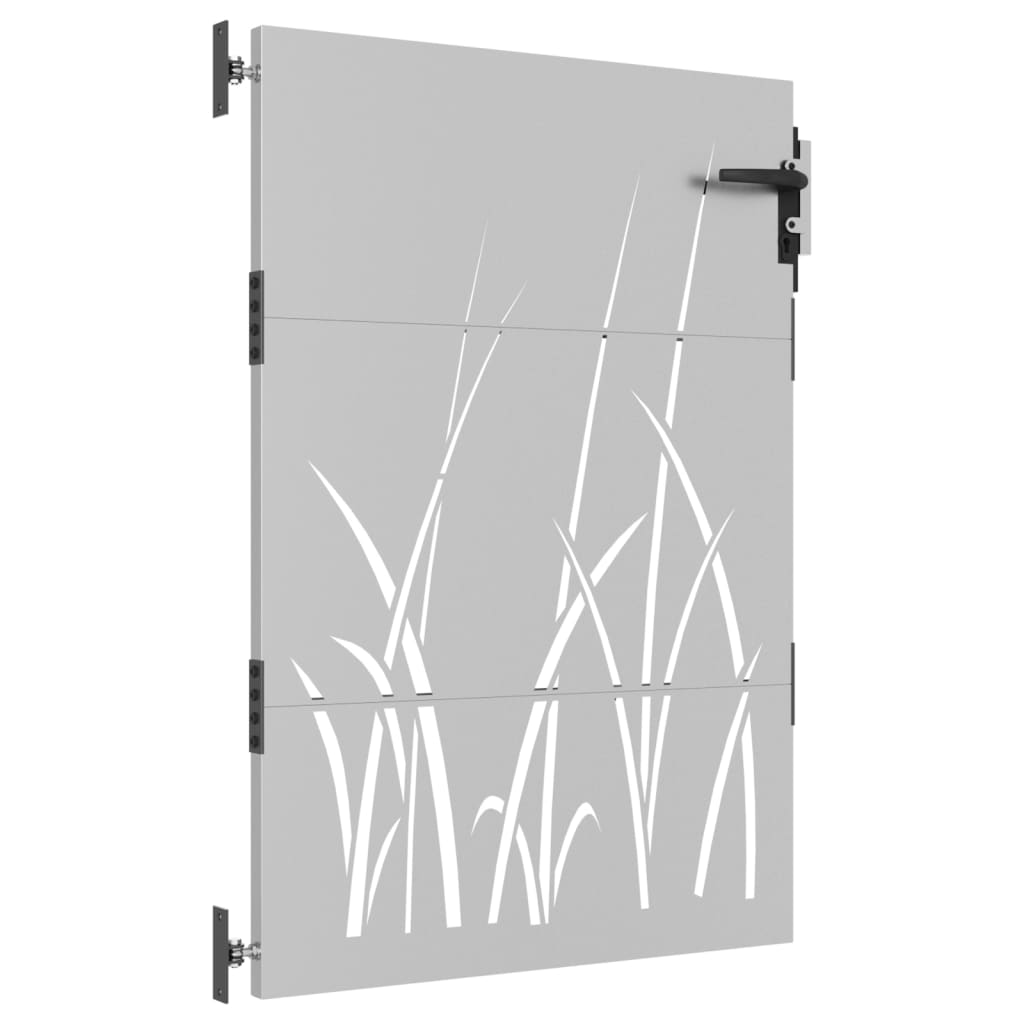 Vidaxl poort 85x150 cm conception d'herbe Cortenstaal