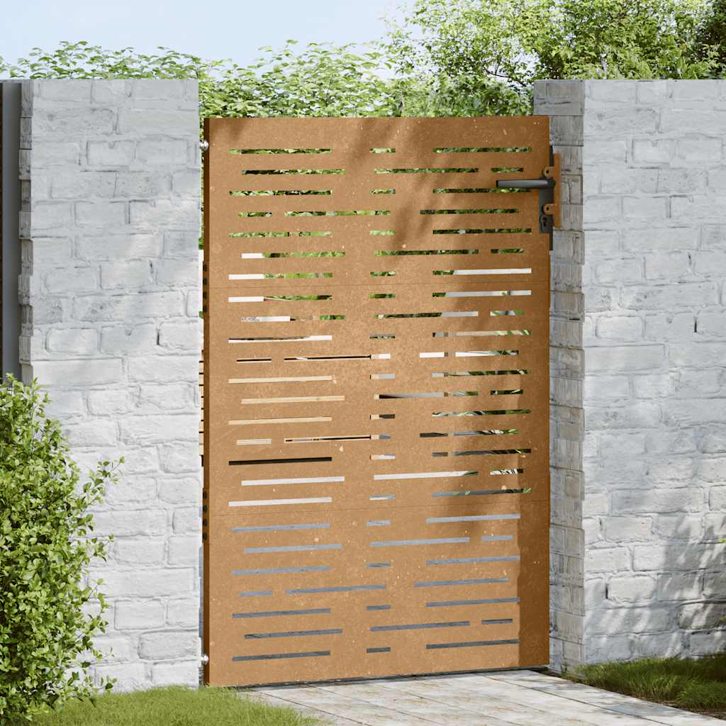 Vidaxl poort 85x125 cm en acier carré