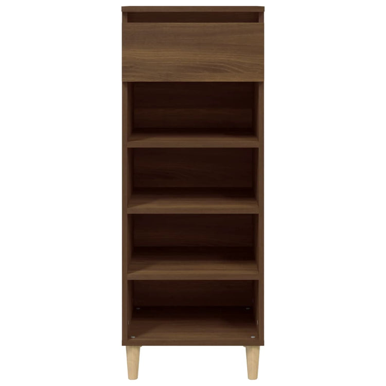 Armoire à chaussures Vidaxl 40x36x105 cm Couleur de chêne brun coupé