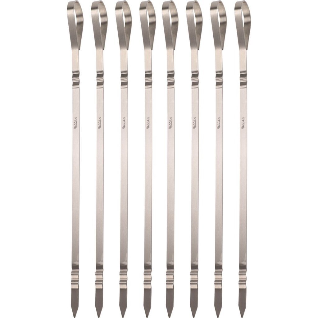Brochettes inox Vaggan 41 cm 8 pièces