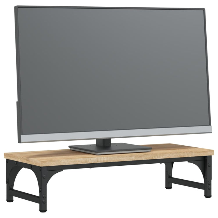 Vidaxl Monitor Standard 55x23x14 cm Couleur de chêne sonoma en bois transformé
