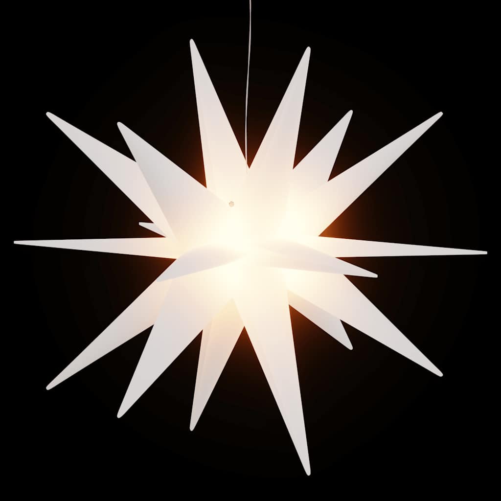 Lampe de Noël Vidaxl avec LED pliable 57 cm blanc