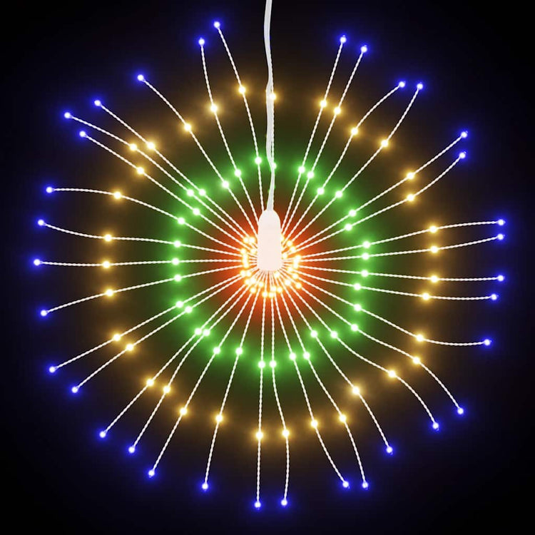Vidaxl Christmas Lighting Fireworks 140 LED multi-colorants 17 cm