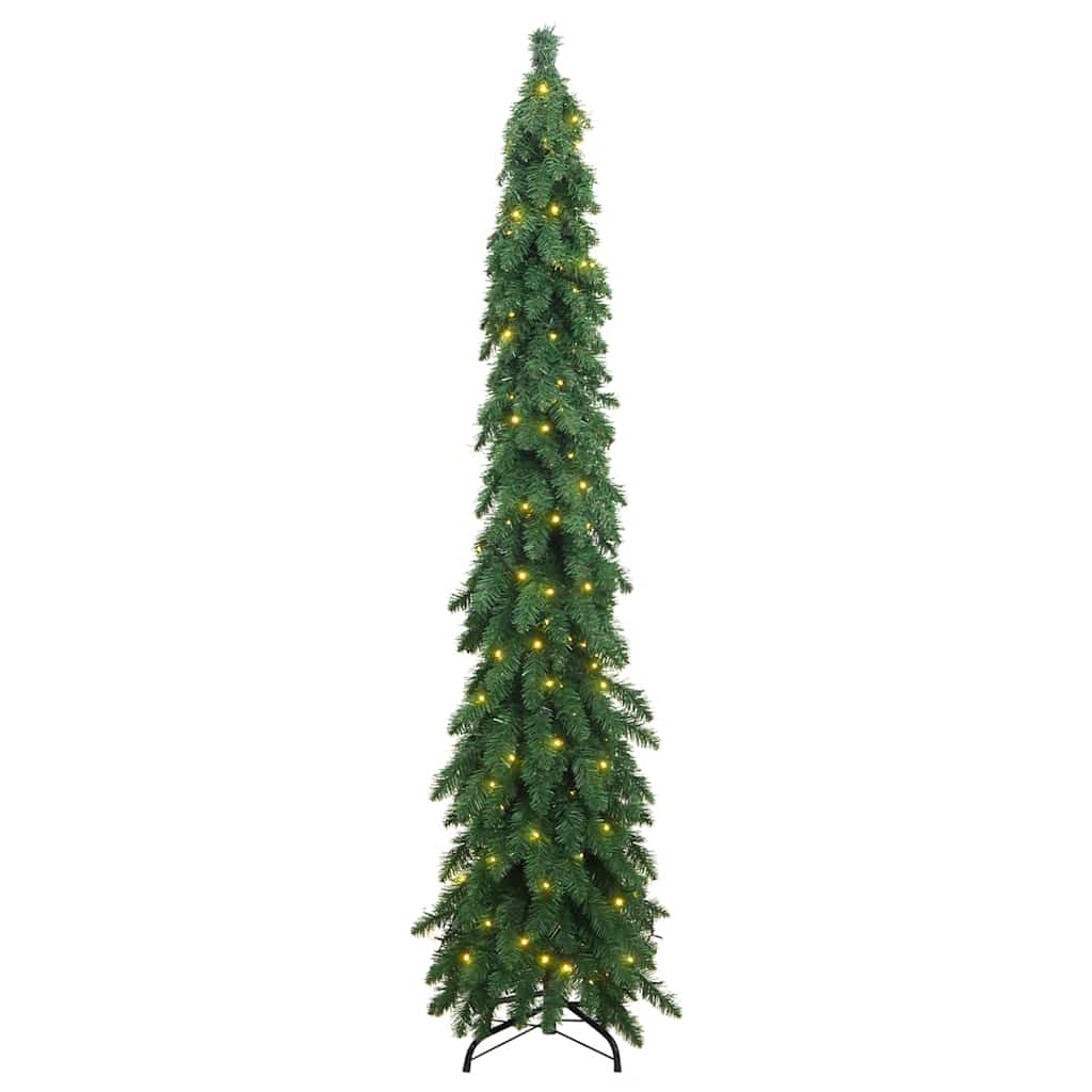 Vidaxl kunstkerstboom avec l'éclairage 130 LED 210 cm