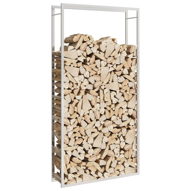 Viple de vidaxl 110x28x214 cm en acier inoxydable