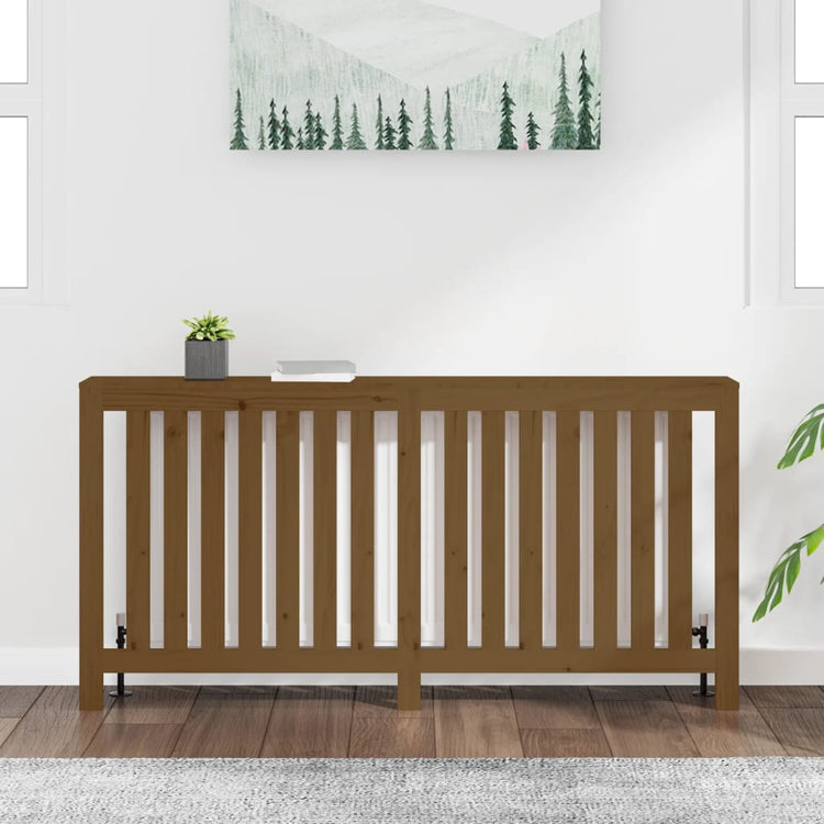 Construction de radiatorom vidaxl 169x19x84 cm en pin solide brun