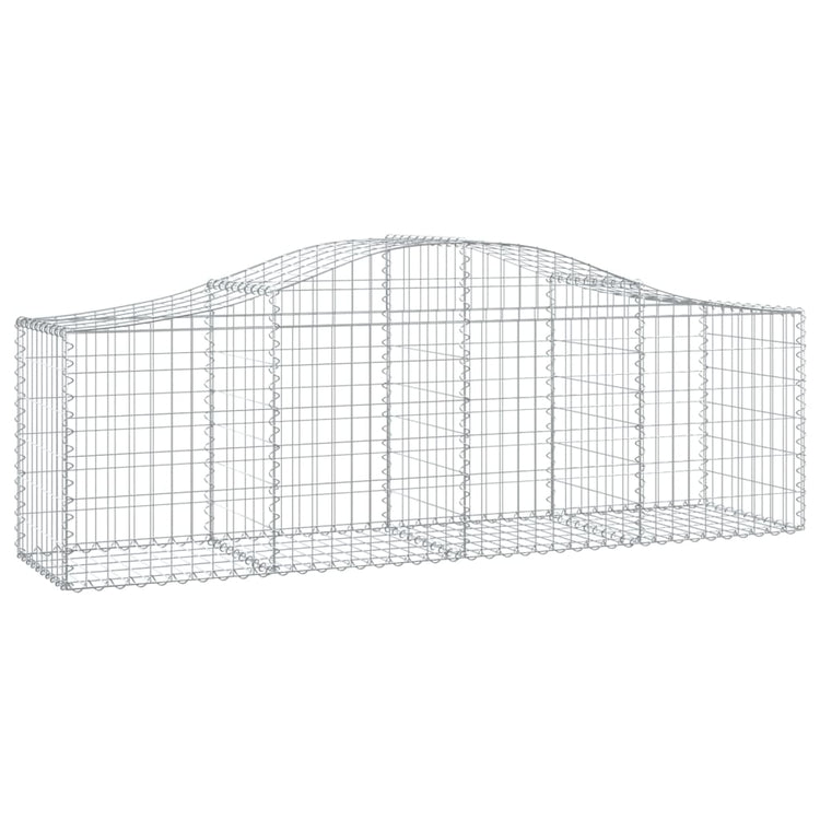 Vidaxl Schans Paniers 15 ST Vaulté 200x50x60 80 cm fer galvanisé