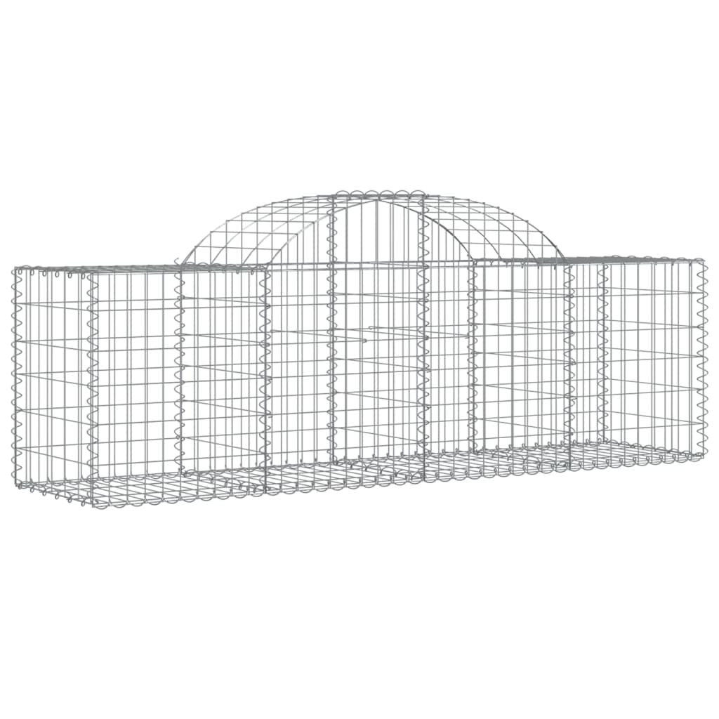 Vidaxl Schans Paniers 15 ST Vaulté 200x50x60 80 cm fer galvanisé
