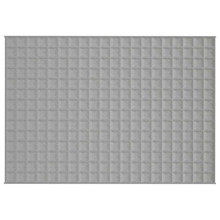 VIDAXL FAIBLAGE COUVERTURE 138x200 cm 6 kg de gris de tissu