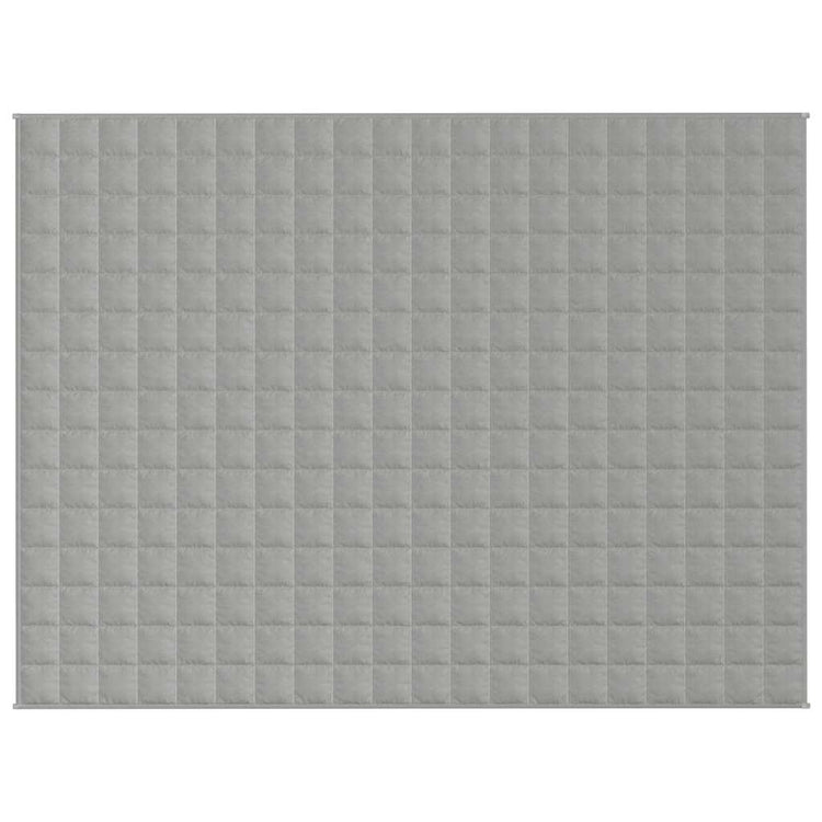 VIDAXL FAIBLAGE COUVERTURE 150x200 cm 11 kg de gris de tissu