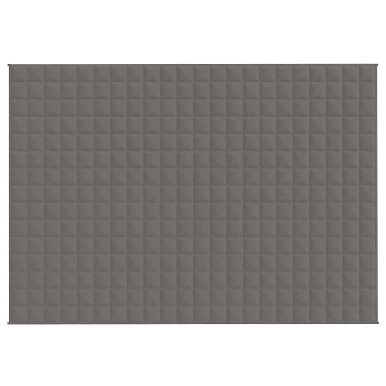 VIDAXL FAIBLAGE COUVERTURE 155X220 cm 7 kg de gris de tissu