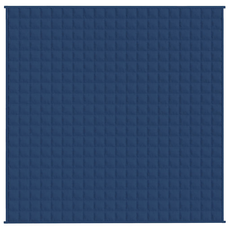 VIDAXL FAIBLAGE COUVERTURE 200x200 cm 13 kg de tissu bleu