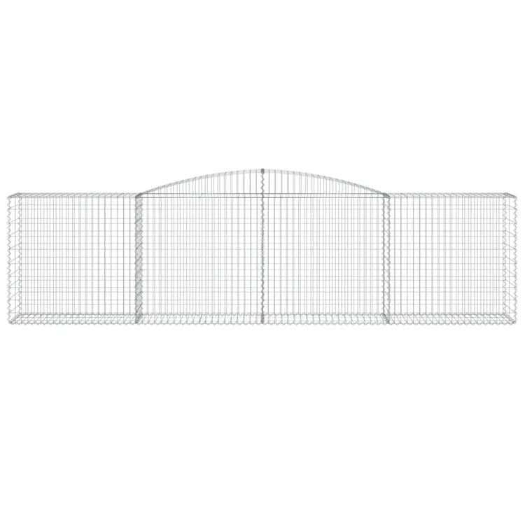 Vidaxl Schanskorf Vaulté 400x50x100 120 cm fer galvanisé