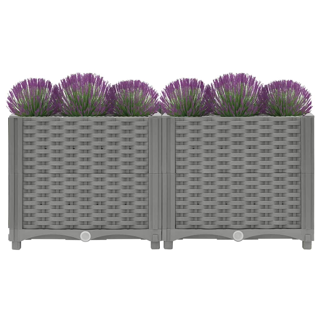 Vidaxl Planter surélevé 80x40x38 cm en polypropène