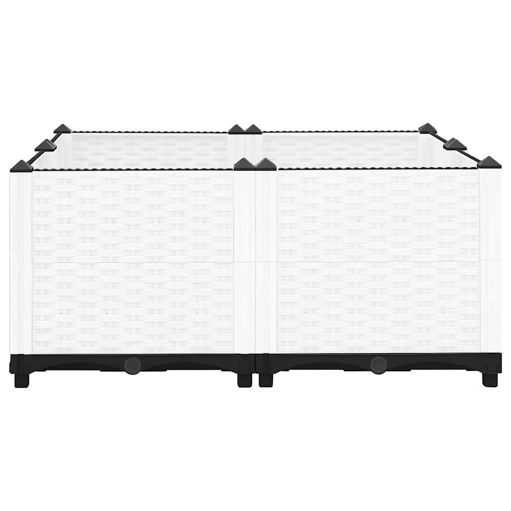 Vidaxl Planter surélevé 80x80x38 cm en polypropylène