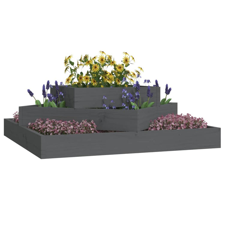 Vidaxl Planning Box 83x83x27 cm Green de pin solide
