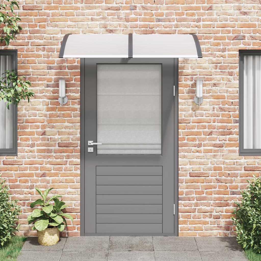 Vidaxl Porte auvent 150x100 cm Polycarbonate noir